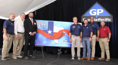 Georgia-Pacific Holds Ribbon Cutting for New $325 Million Gypsum Wallboard Facility